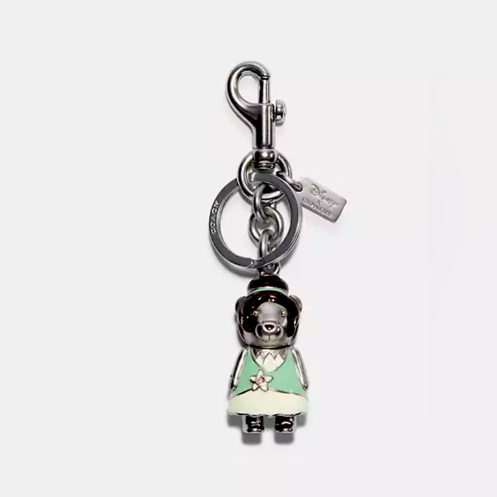 Disney X Coach Tiana Bear Bag Charm